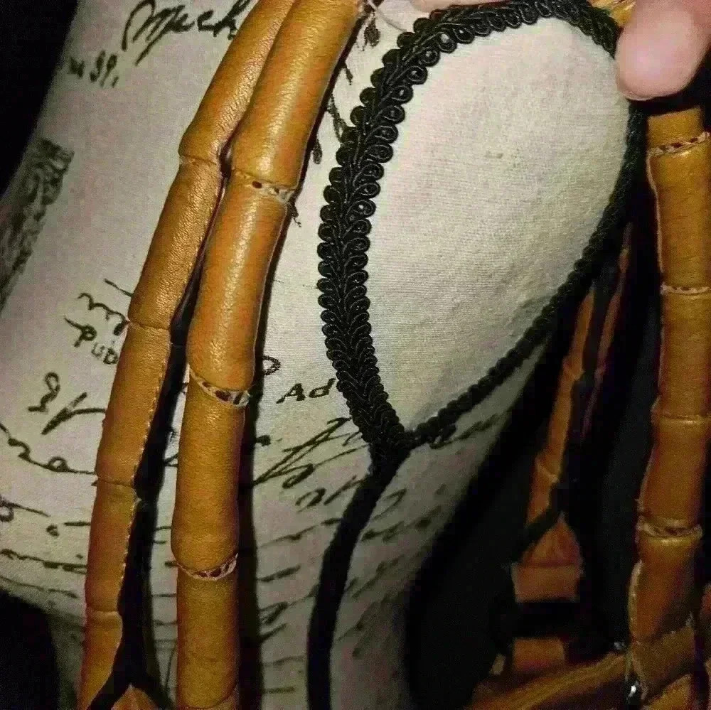 Black Rivet Womans Brown Shoulder Bag Purse - Picture 9 of 11
